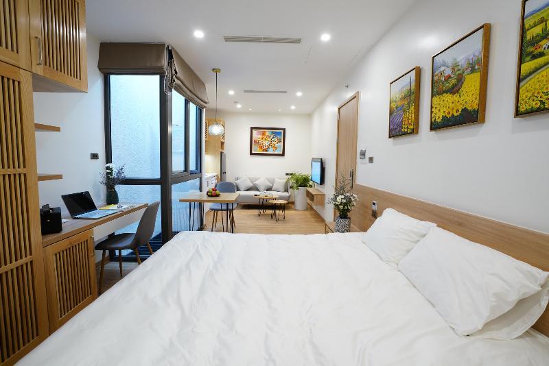 The Galaxy Home Hotel & Apartment Hanoi Exterior foto